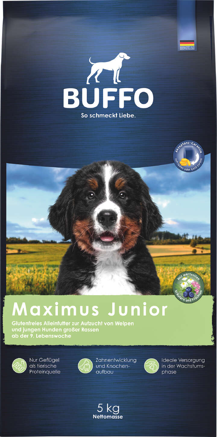 BUFFO Hunde-Trockenfutter Maximus Junior